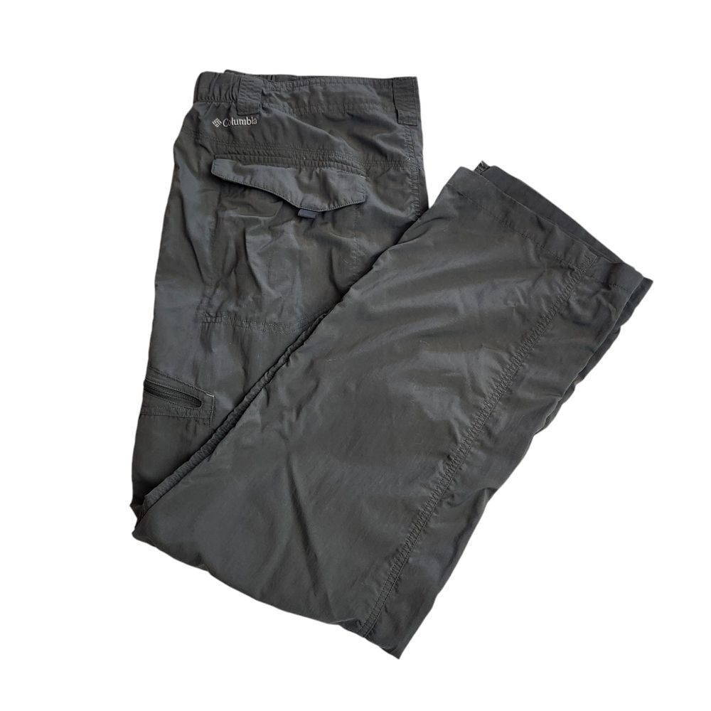 Columbia Sportswear Gray Cargo Nylon Hiking Walking Pants‎ Sz 40